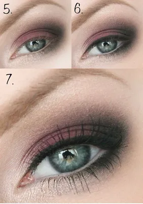 Вечерний макияж для серых глаз (50 фото) — Пошаговое выполнение | Макияж,  Макияж mac, Вечерний макияж