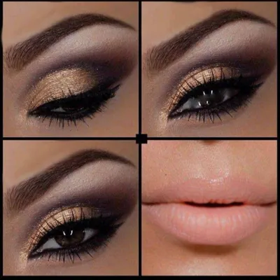 Новогодний макияж для серых глаз (ФОТО) - trendymode.ru