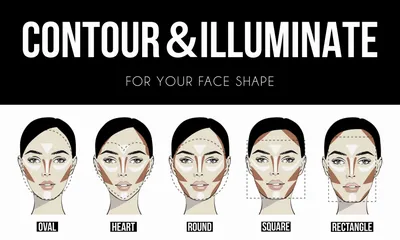 6 шт., макияж в форме треугольника для лица | AliExpress