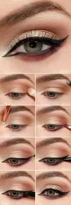 Великолепный пошаговый макияж для зеленых глаз, фото и видео примеры