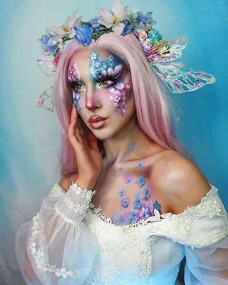 Pin by April Evans on Elf | Fairy makeup, Mermaid makeup, Halloween makeup