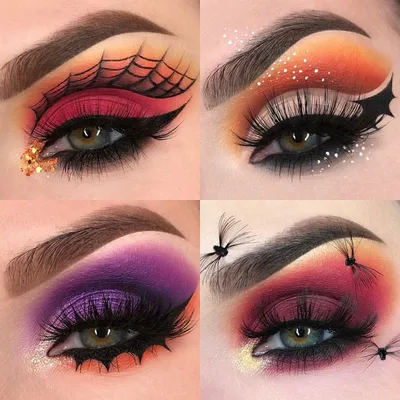Pin by Margareth Yoshimaro on Dicas de maquiagem | Halloween makeup pretty,  Spider web makeup, Holloween makeup