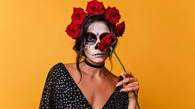 Легкий макияж на хэллоуин - 61 фото