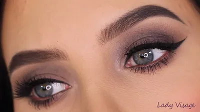 Серебристый макияж Смоки Айс со стрелками / Grey SMOKEYE EYES TUTORIAL -  YouTube