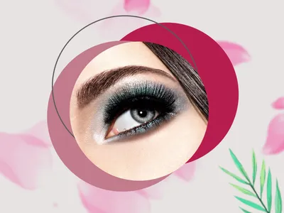 Идея темно-синего макияжа для карих глаз | Hairstyle Steps l Сайт о  прическах
