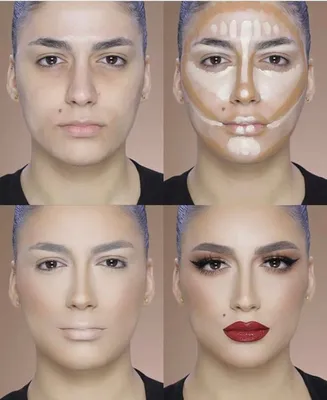 Pin by LES_PETITES_VADROUILLEUSES🛣️? on FORMES DE VISAGES ❤️ | Makeup  tutorial for beginners, Contour makeup, Highlighter makeup