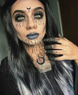 Макияж на хэллоуин ведьма фото фото