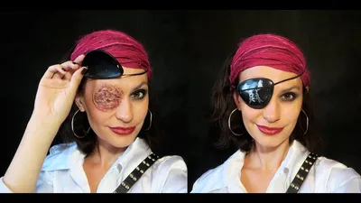 Грим пиратки на Хэллоуин. Pirat sfxmakeup tutorial. - YouTube