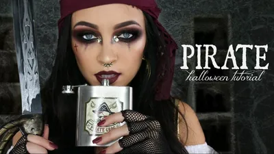 Пиратский макияж (81 фото)