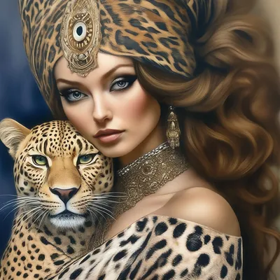 Леопардовый макияж - 82 фото