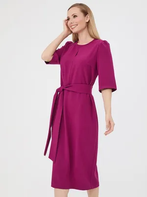 Женское фуксия шелковое платье GUCCI купить в интернет-магазине ЦУМ, арт.  674470 ZHS84