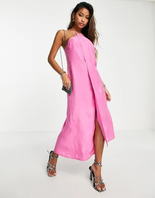 Платье цвета фуксии — AGATA WEBERS, акция действует до 8 июля 2019 года |  LeBoutique — Коллекция брендовых вещей от AGATA WEBERS — 4388489