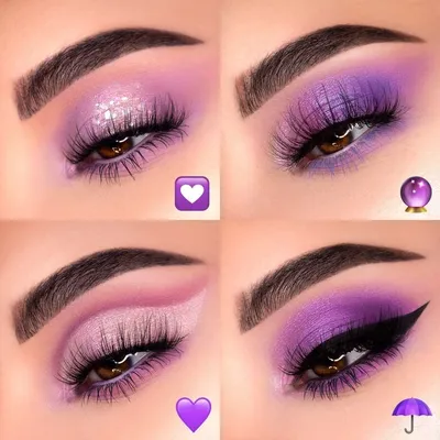 Макияж под фиолетовое платье — 59 фото красивых идей макияжа