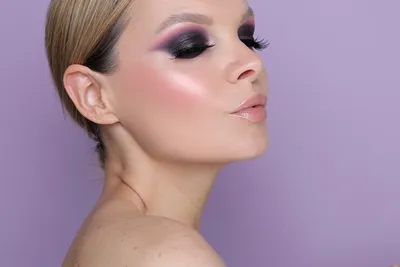 Makeup в 2023 г | Фиолетовый макияж, Макияж, Фиолетовый