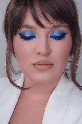 Синий макияж blue makeup | Макияж, Макияж глаз, Идеи макияжа