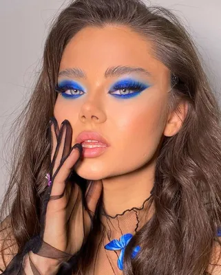 7 идей макияжа с синими тенями - letu.ru