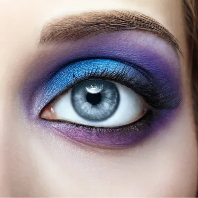 7 идей макияжа с синими тенями - letu.ru