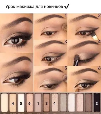 Pin by Светлана on Уроки макияжа | Eye makeup steps, Naked palette makeup,  Makeup tutorial eyeshadow