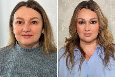 Как меняются женщины 45+ благодаря макияжу: фото до и после - 1 июля 2023 -  НГС