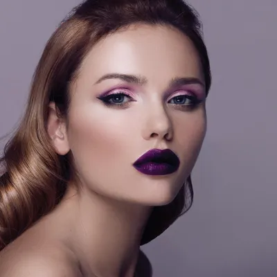 Фиолетовый макияж (110 фото): примеры и идеи насыщенного и красивого макияжа