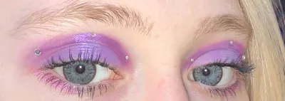 Макияж глаз с фиолетовыми тенями - красивые вечерние и повседневные варианты