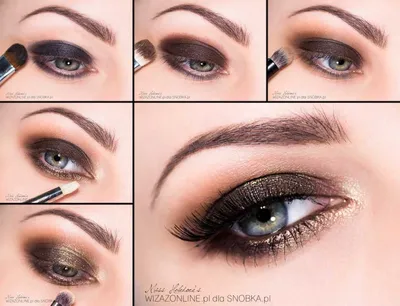 Как сделать макияж smoky eyes для зеленых глаз