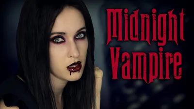 Vampire look with red rhinestones for Halloween or themed party | Хэллоуин  макияж для лица, Макияж, Стразы