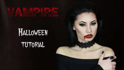 Образ Вампира на Хэллоуин ✧ Vampire Halloween Makeup Tutorial - YouTube