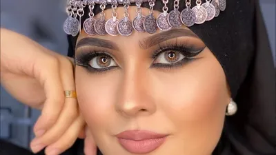 Арабский макияж в стиле Жади Платок жади Сериал Клон - YouTube