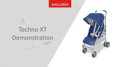 The Maclaren Techno XT Stroller Demonstration - YouTube