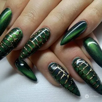 Зеленый маникюр: 80 фото новинок | Green nails, Best nail art designs, Nail  art design gallery