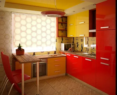 Дизайн красной кухни - идеи стильного интерьера с фото.