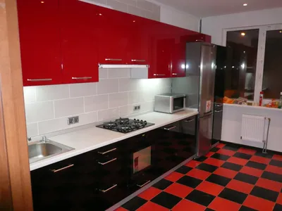 Красная кухня — 17+ фото идей, сочетания цветов