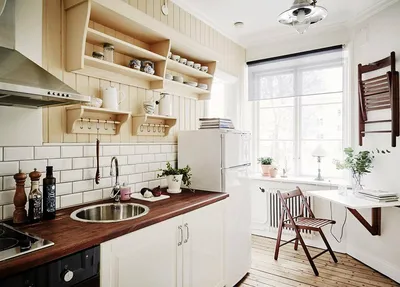 Дизайн маленькой кухни: идеи интерьера и планировки, варианты обустройства  с фото