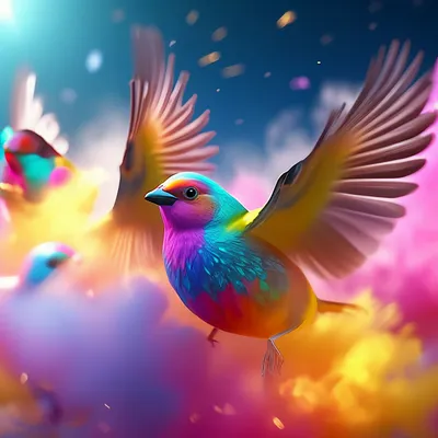 Разноцветные маленькие птицы - 73 фото