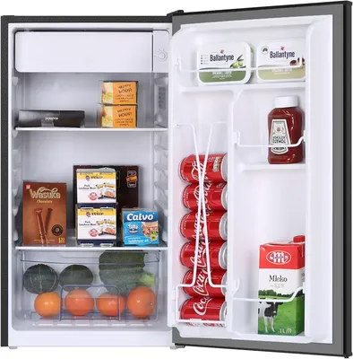 Куб. Фут. Мини-холодильник для общежития, компактный холодильник, маленький  холодильник с морозильной камерой для дома, офиса, спальни, общежития,  низкий уровень шума, регулируемая температура | AliExpress
