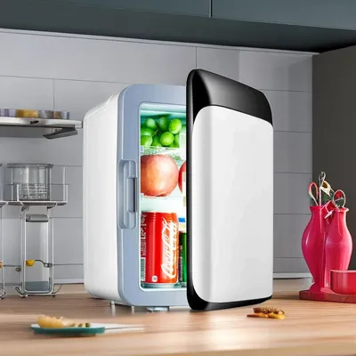 Мини-холодильник для напитков 10 л 12-220 В - купить с доставкой по  выгодным ценам в интернет-магазине OZON (1148873611)