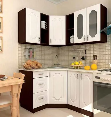 Маленький кухонный гарнитур угловой Брокенхерст за 28 180 руб. купить в  интернет-магазине с доставкой и сборкой