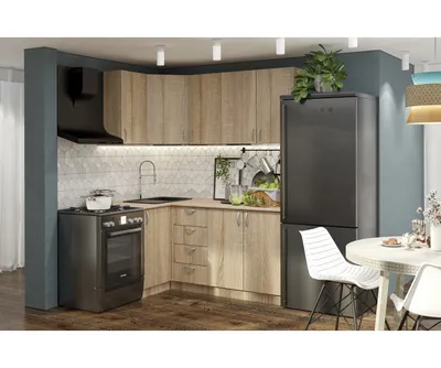 Уютная маленькая кухня, дизайн …» — создано в Шедевруме