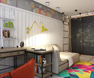 Детская комната в хрущевке, варианты планировки, дизайн в хрущевке,  планировка комнаты для ребенка