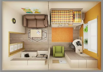 Дизайн хрущевки: 7 интерьеров квартир-хрущевок с фото и идеями для ремонта  | Houzz Россия