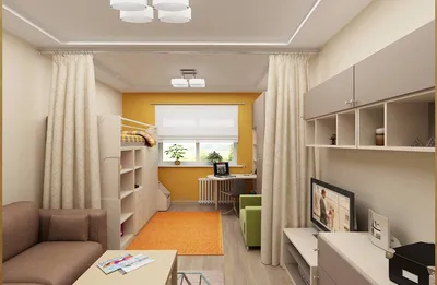 Узкая детская комната - функциональные и оригинальные решения для узких  комнат (105 фото)
