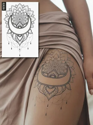 Эскиз тату мандала узоры | Блог про татуировки pavuk.ink | Татуировки с  геометрическим дизайном, Рисунки узоров для татуировок, Татуировка трафареты