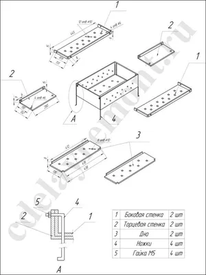 Мангал с коптильней из металла 3 в 1 своими руками: чертежи, схемы