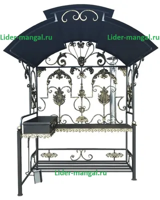 Мангалы : Мангал МетМан Лофт-80 с крышей