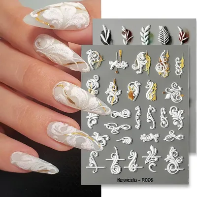 5D Embossed Flowers Nail Stickers for Acrylic Nails, 6 Sheets Engraved  Flower Nail Decals Spring Summer Nail Art Accessories French Tips Nail  Designs Adhesive Flower Butterfly Nail Stickers for Women - Walmart.com