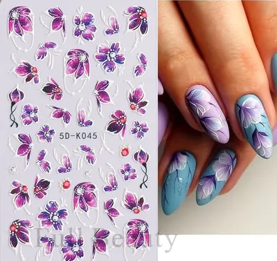 Daisy Nail Art Sticker 5D Exquisite Nail Art Supplies Flower White Floral  Nail Decal 3D Self-Adhesive Luxurious Colorful Daisy Exquisite Design Nails  for Women and Girls Nail Decorations 4 Sheet