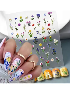 Winter And Sweaters Themed 5D Nail Art Sticker Sheets (5D-K016) - Nail  Supplies Mumbai