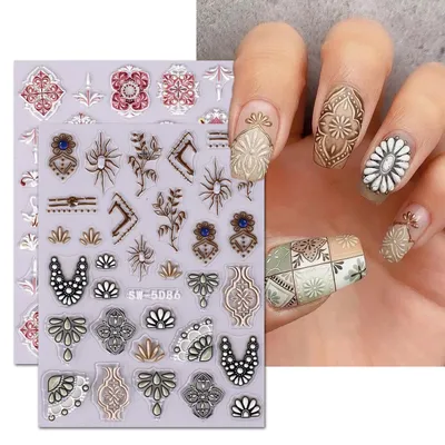 NEW No.045 5D Stickers for Nails, Makeup, Mobilecases (Choose in lives –  nailbitz