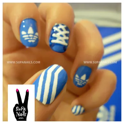 Adidas nail design 🤘 : r/adidas